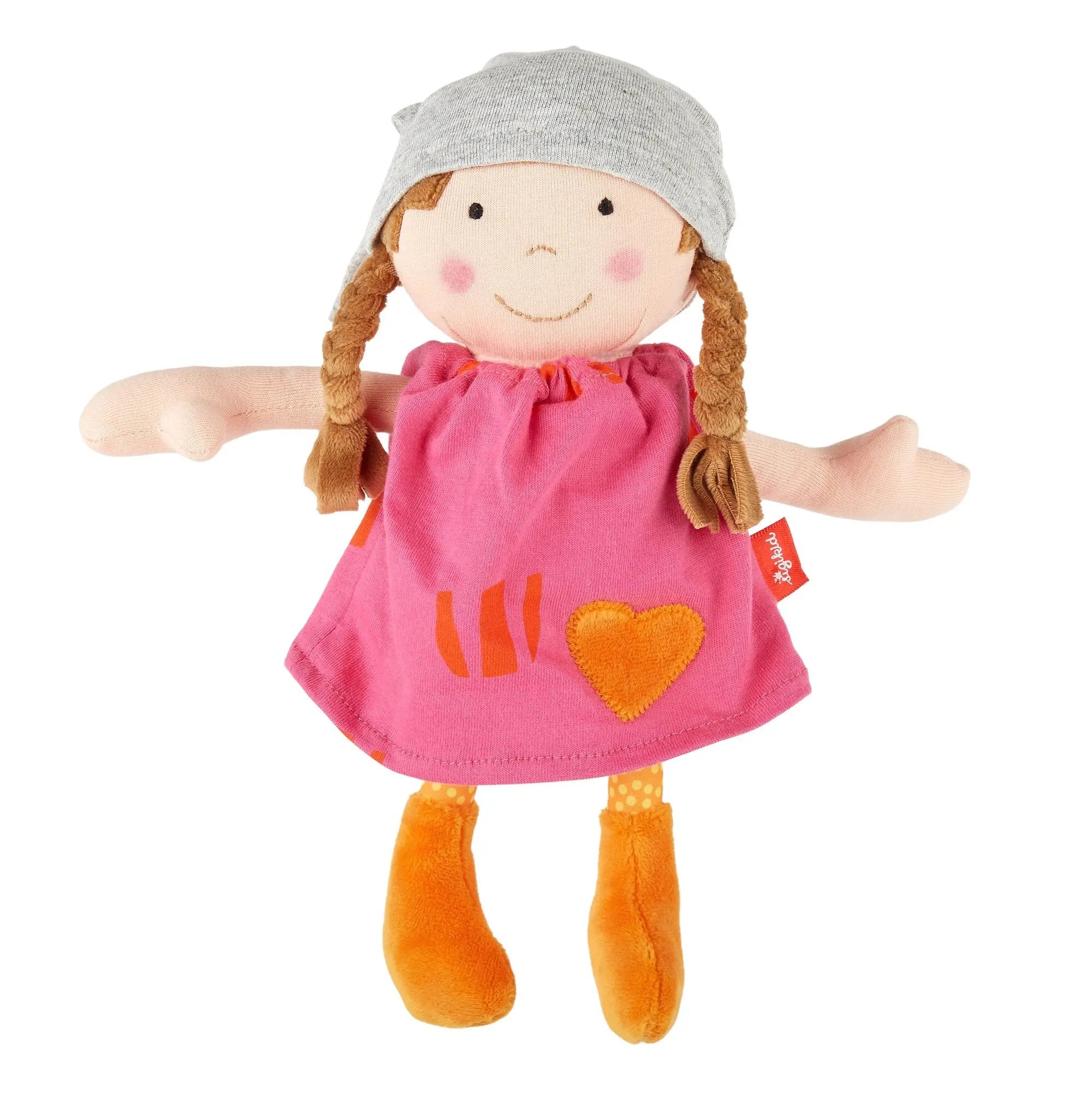 Plush Doll with Pink Outfit - sigikid