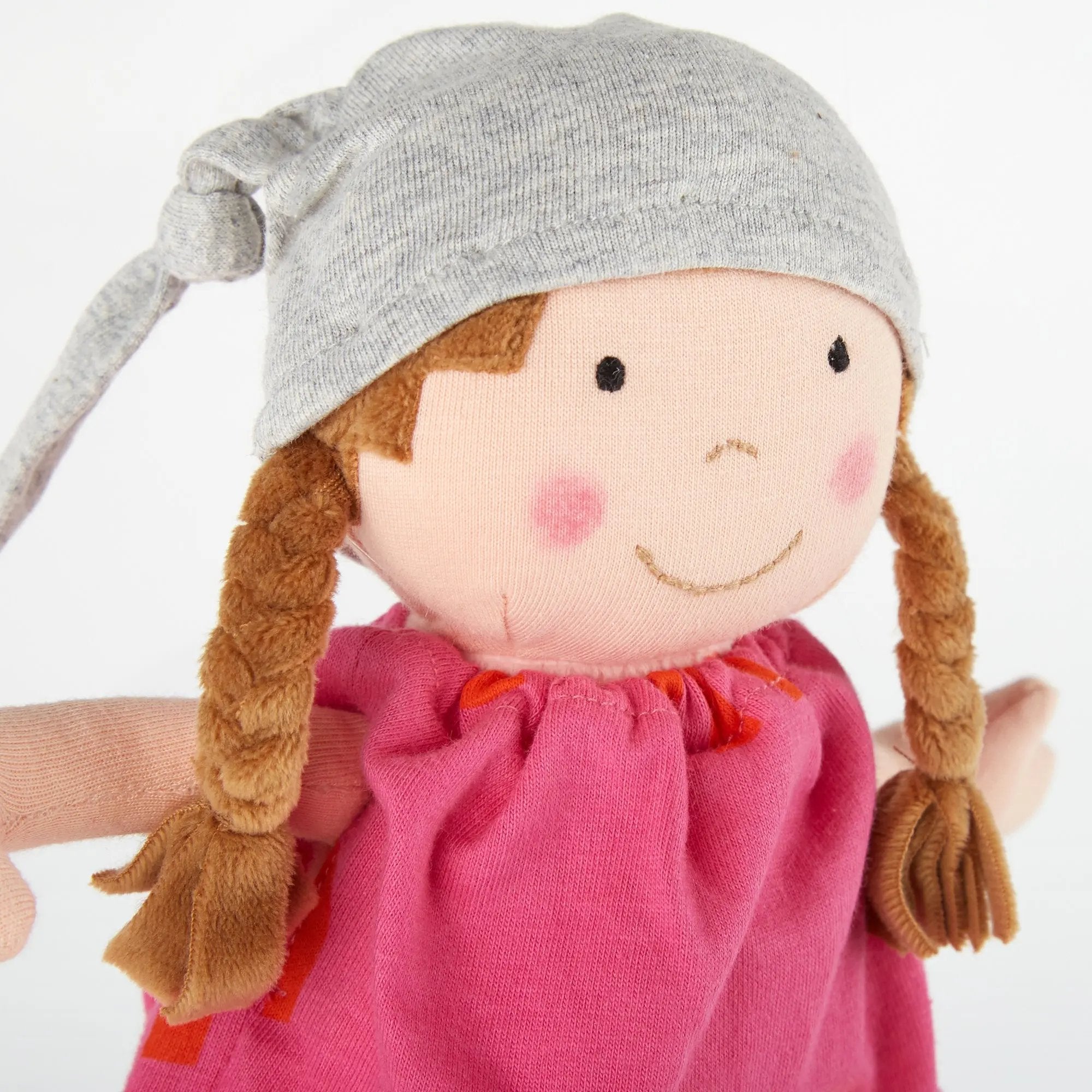 Plush Doll with Pink Outfit - sigikid