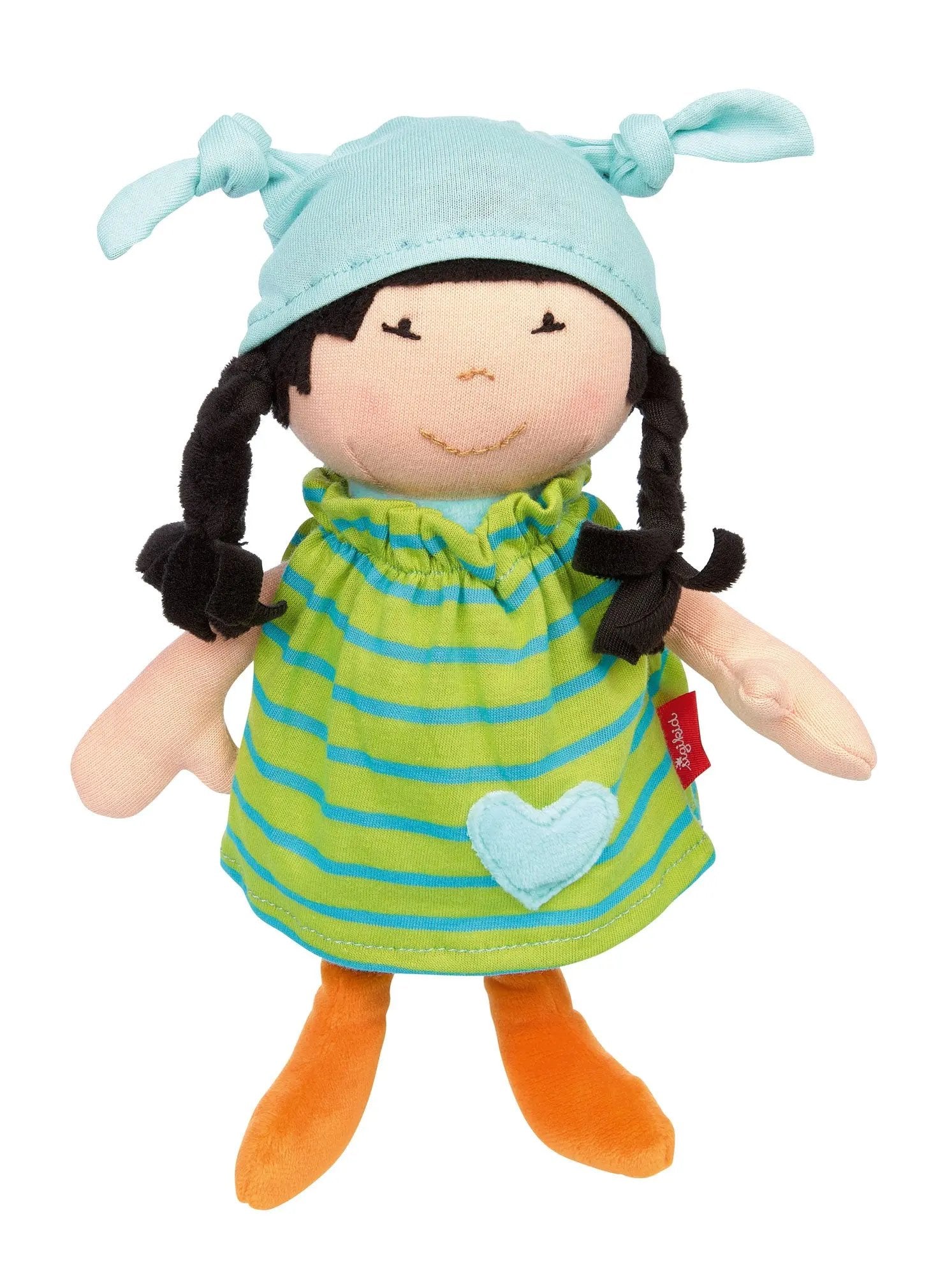 Plush Doll with Green Outfit - sigikid