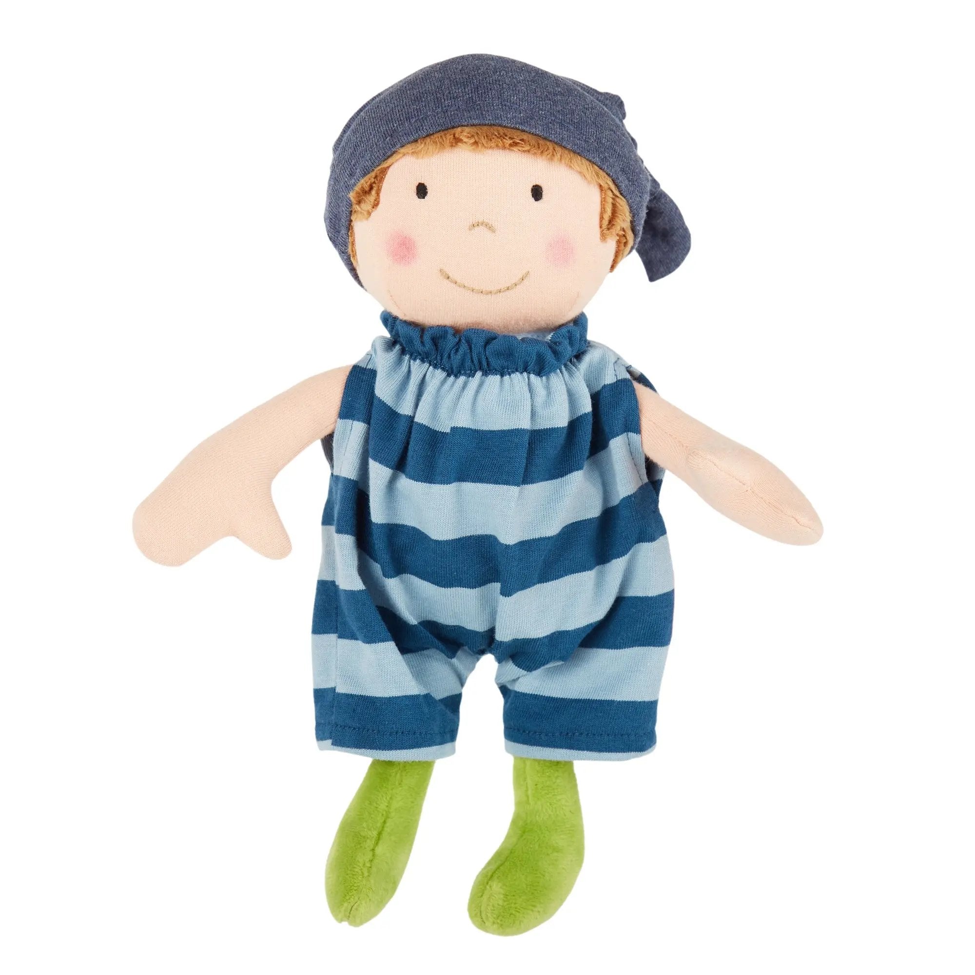 Plush Doll with Blue Outfit - sigikid