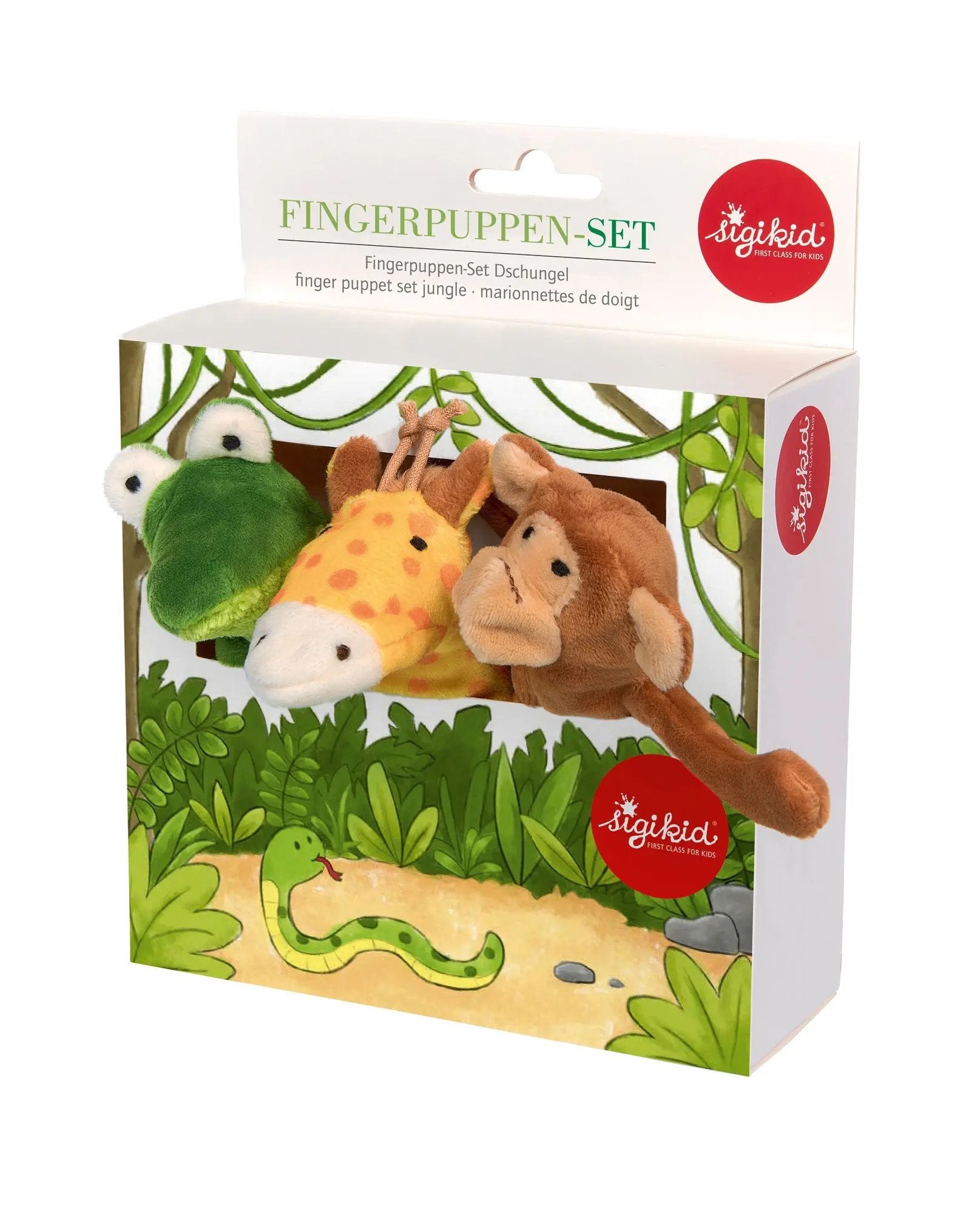 Finger Puppet Set: Jungle - sigikid