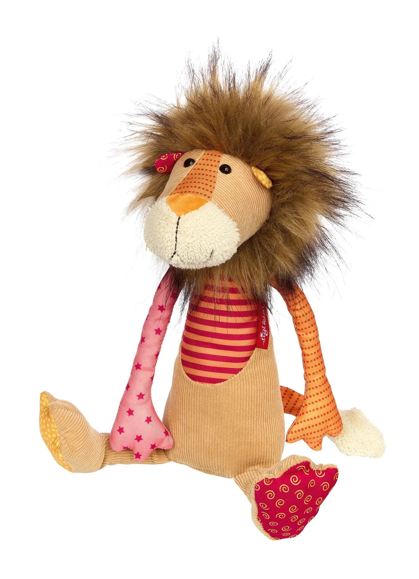 Patchwork Lion Plush Toy - sigikid