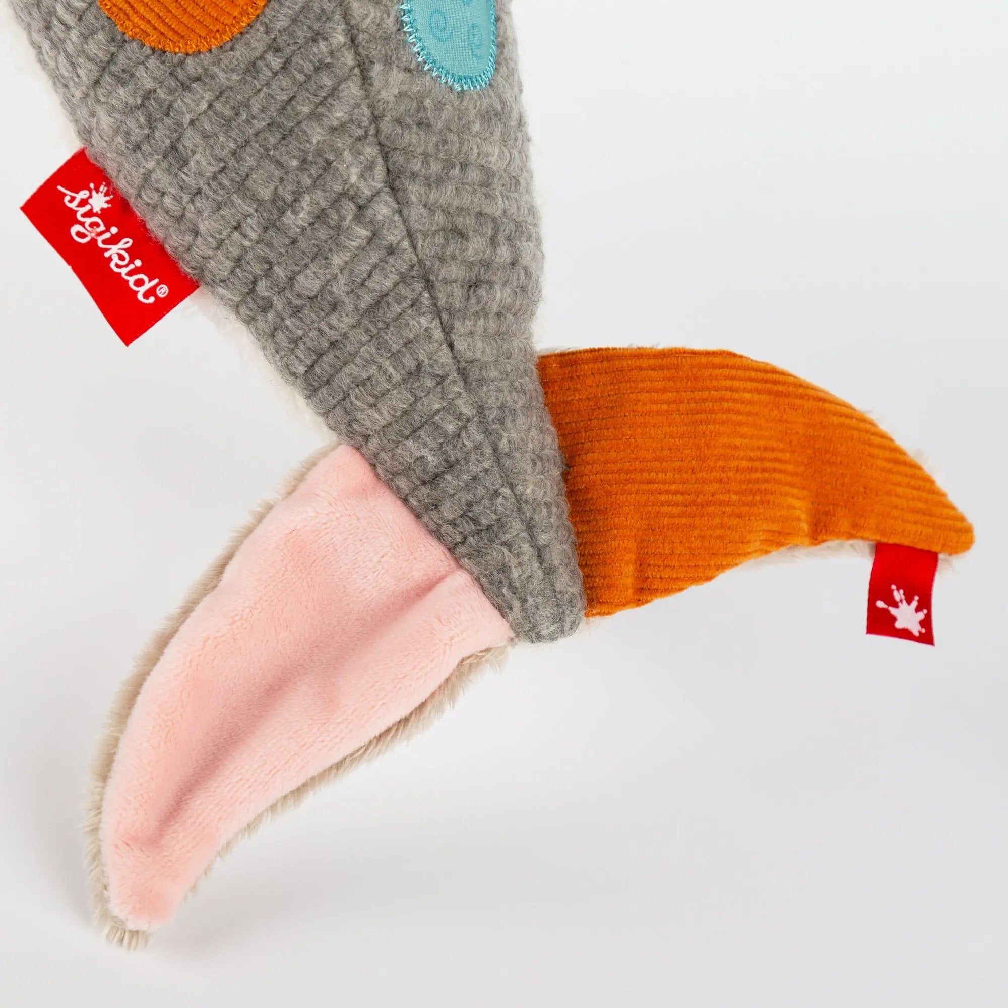 Patchwork Dolphin Plush Toy - sigikid