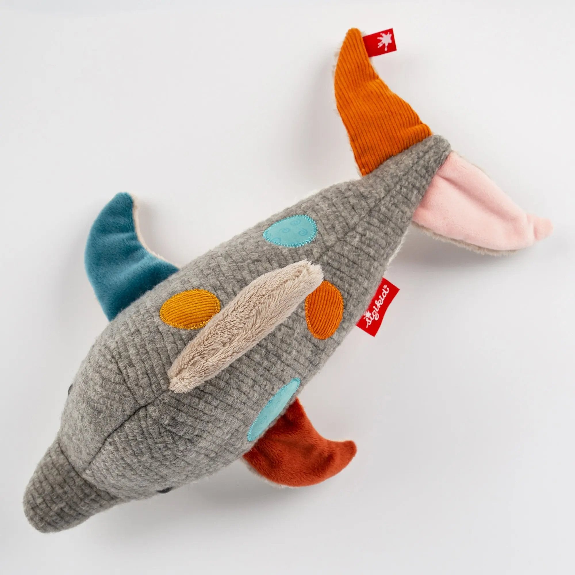 Patchwork Dolphin Plush Toy - sigikid