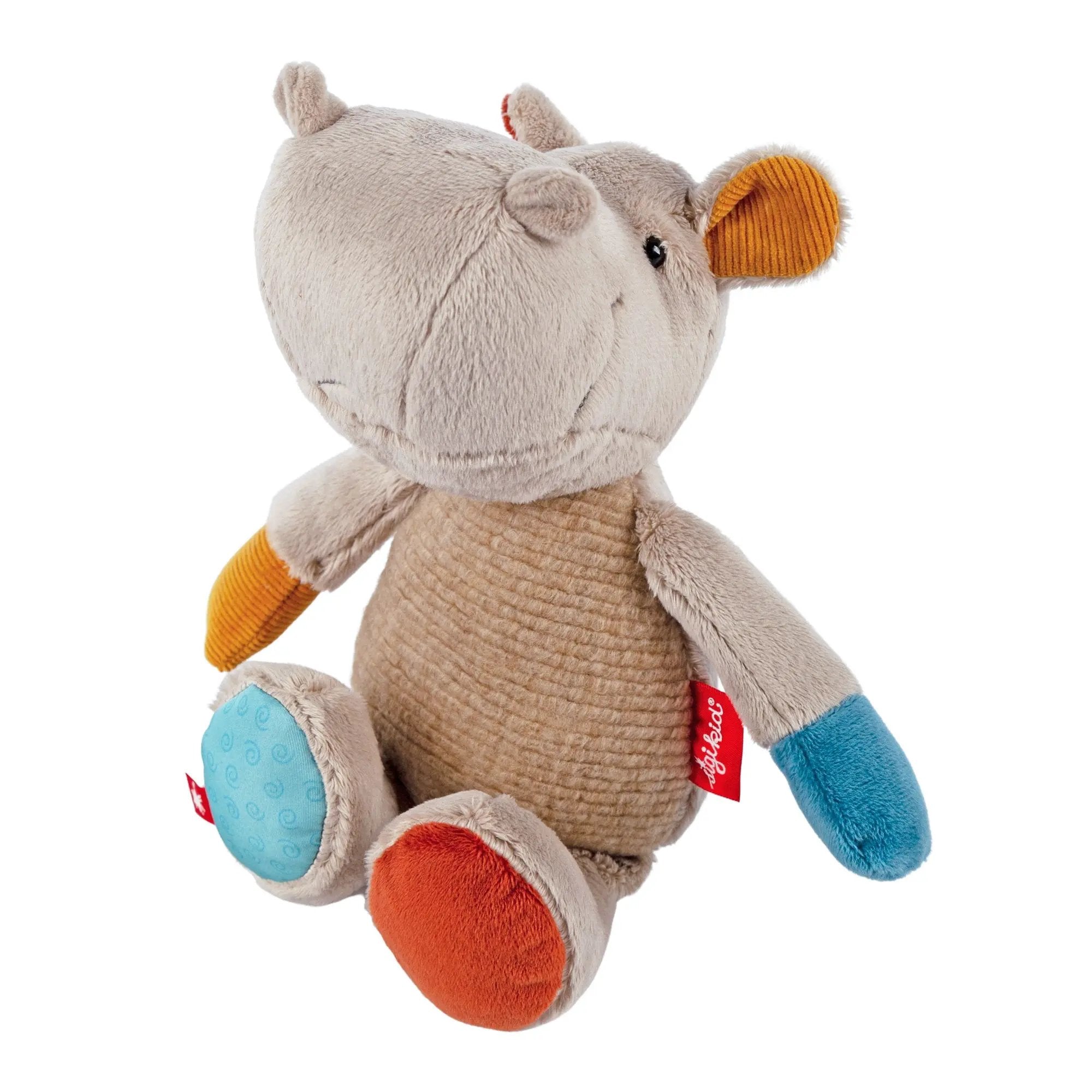 Patchwork Hippo Plush Toy - sigikid