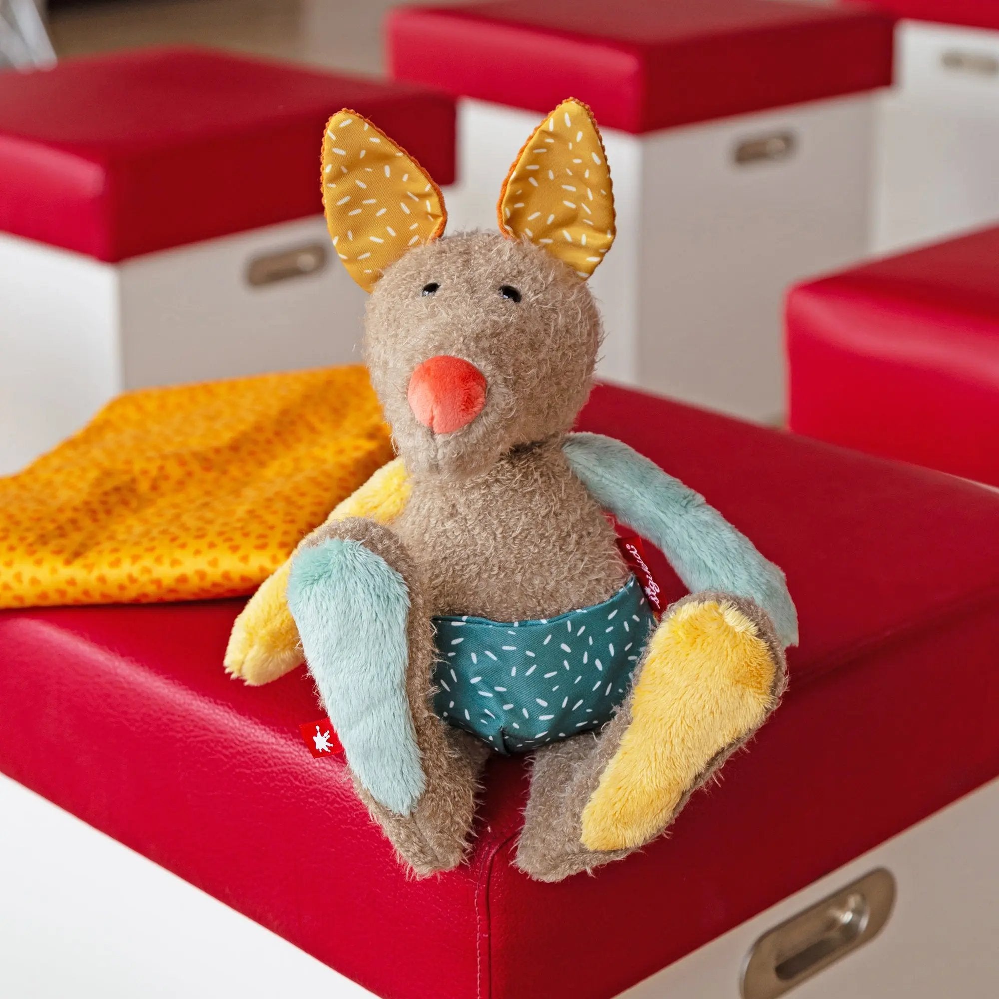 Patchwork Kangaroo Plush Toy - sigikid