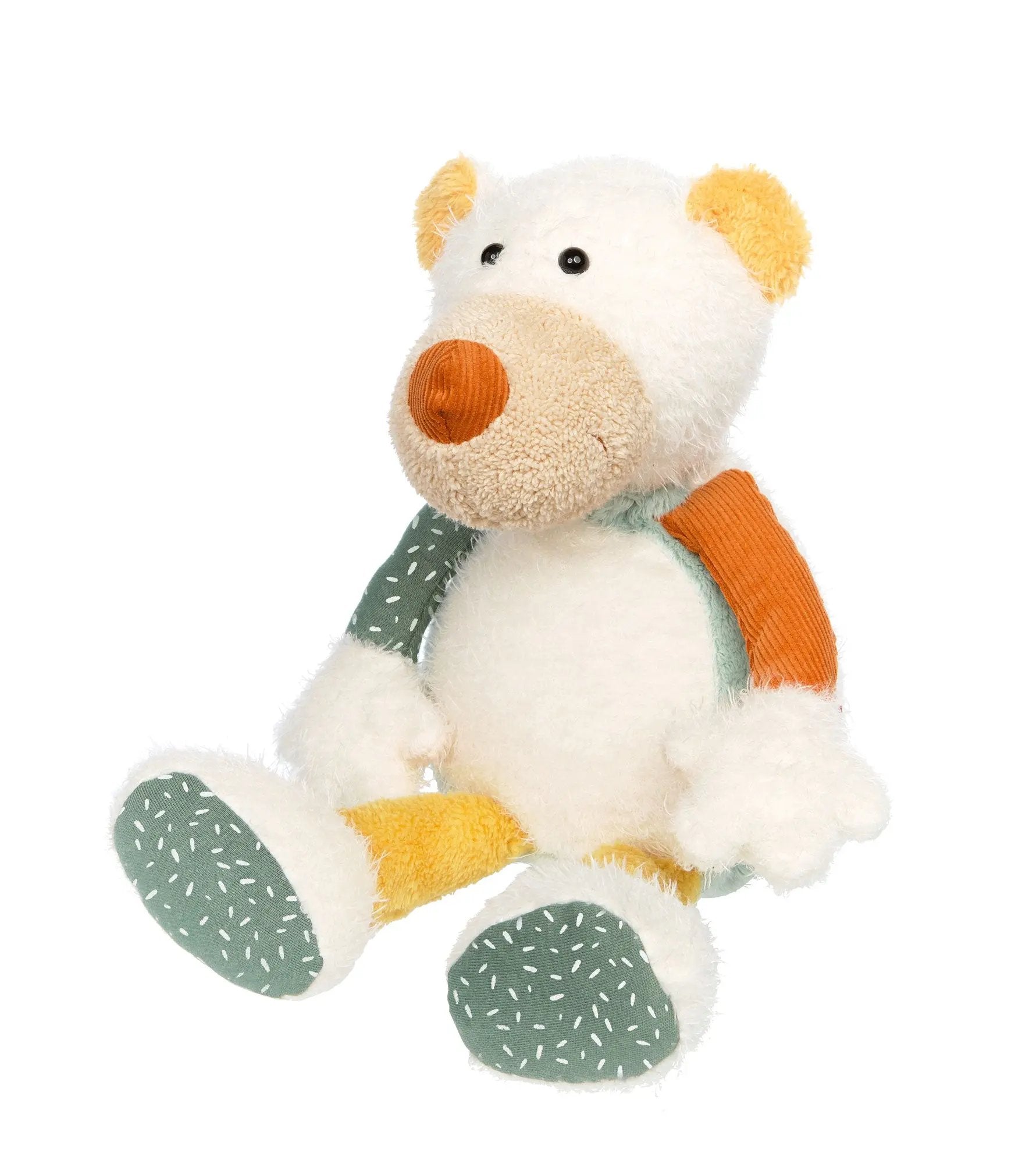 Patchwork Polar Bear Plush Toy - sigikid