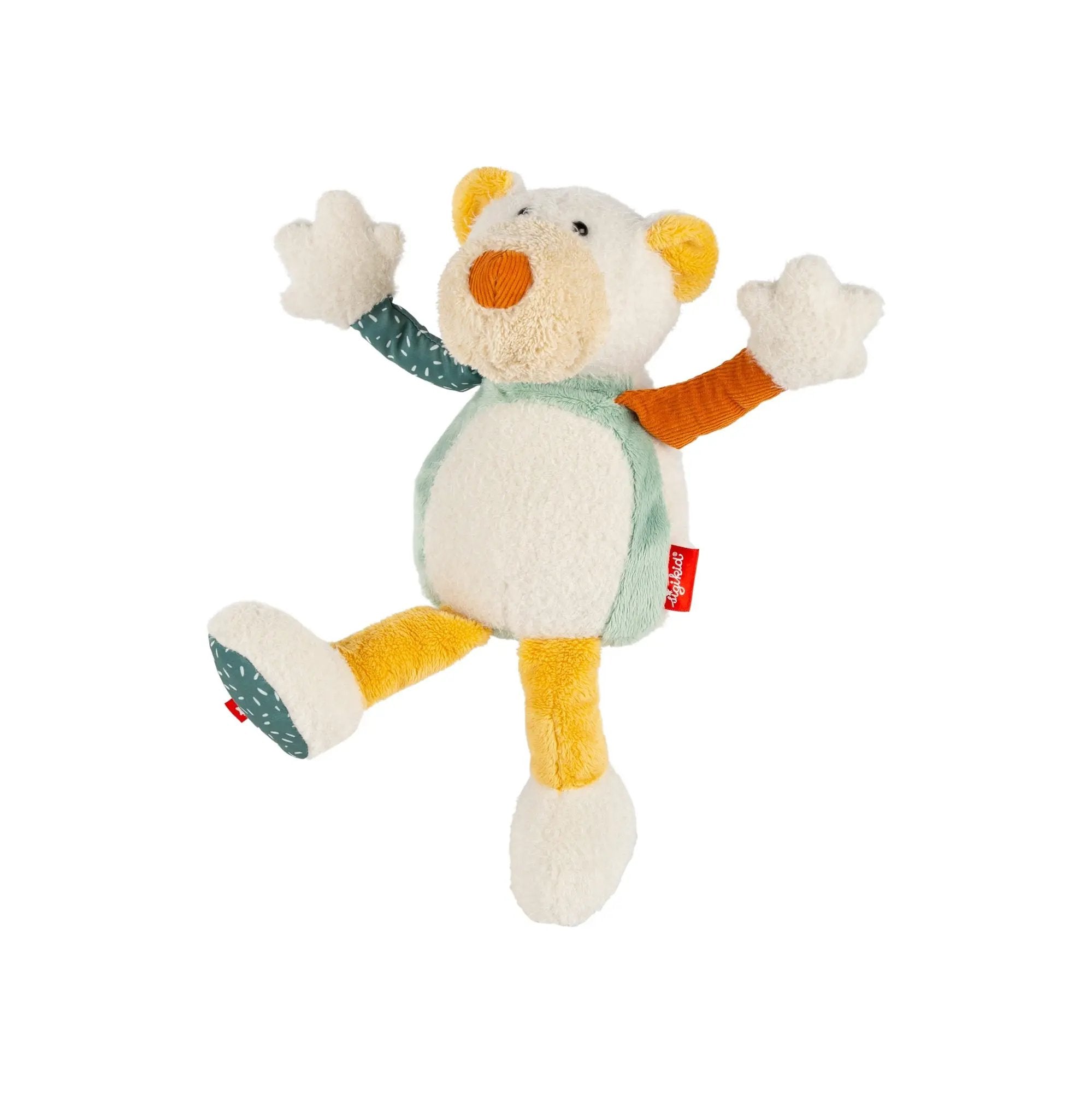 Patchwork Polar Bear Plush Toy - sigikid