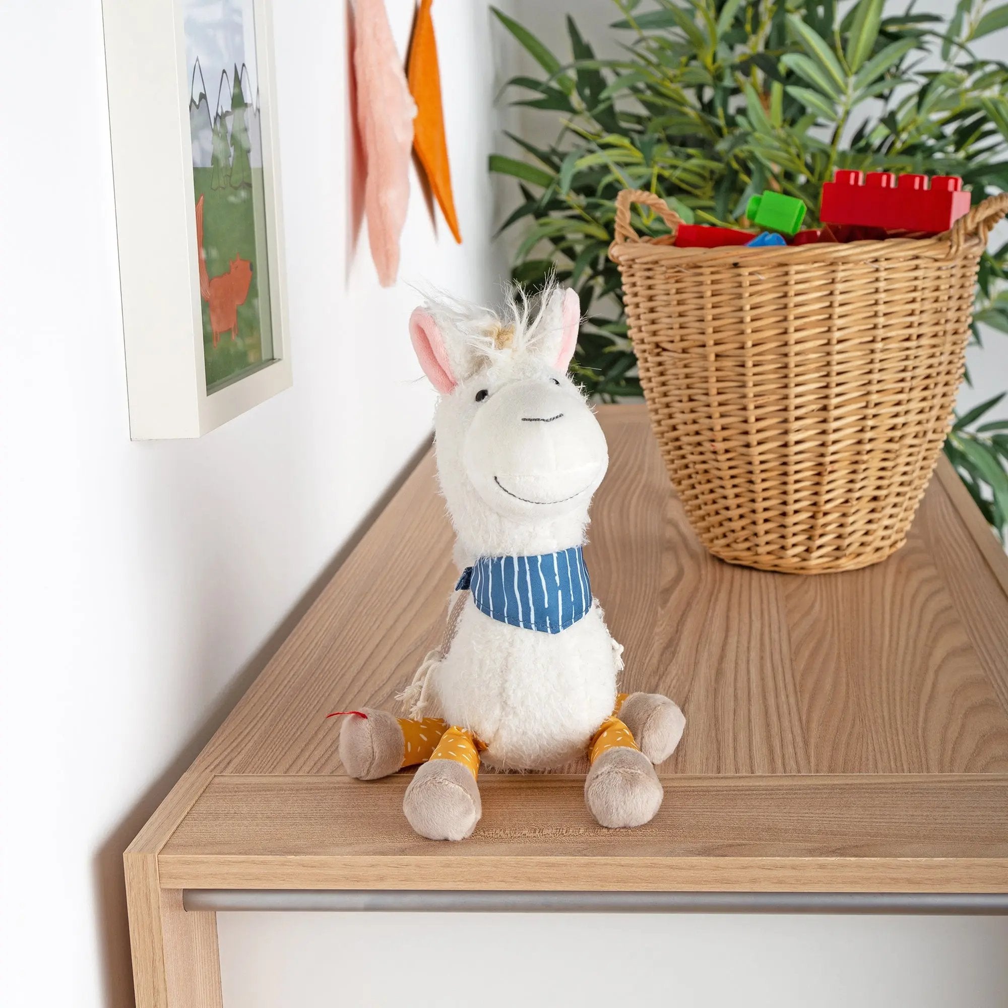 Patchwork Llama Plush Toy - sigikid