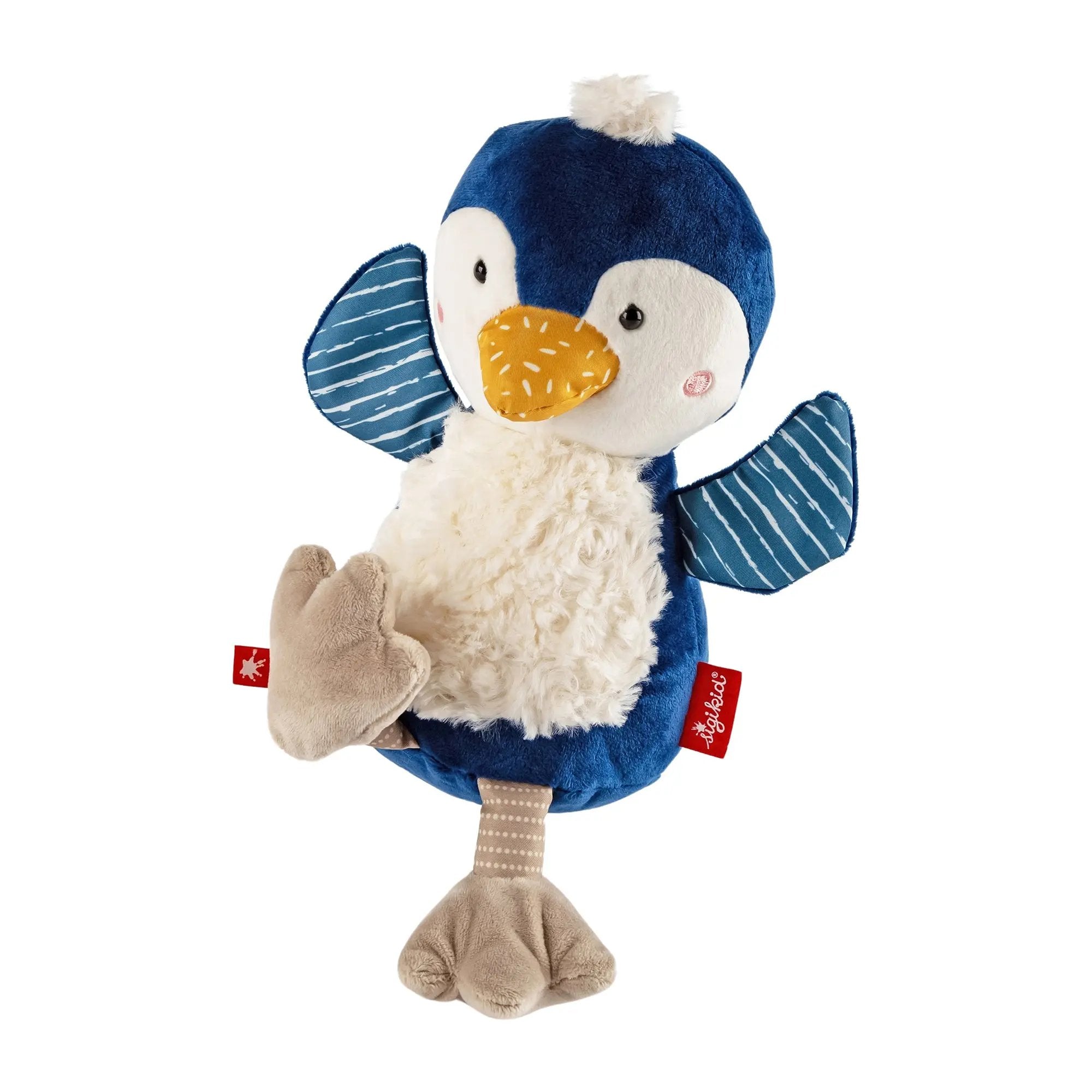Patchwork Penguin Plush Toy - sigikid