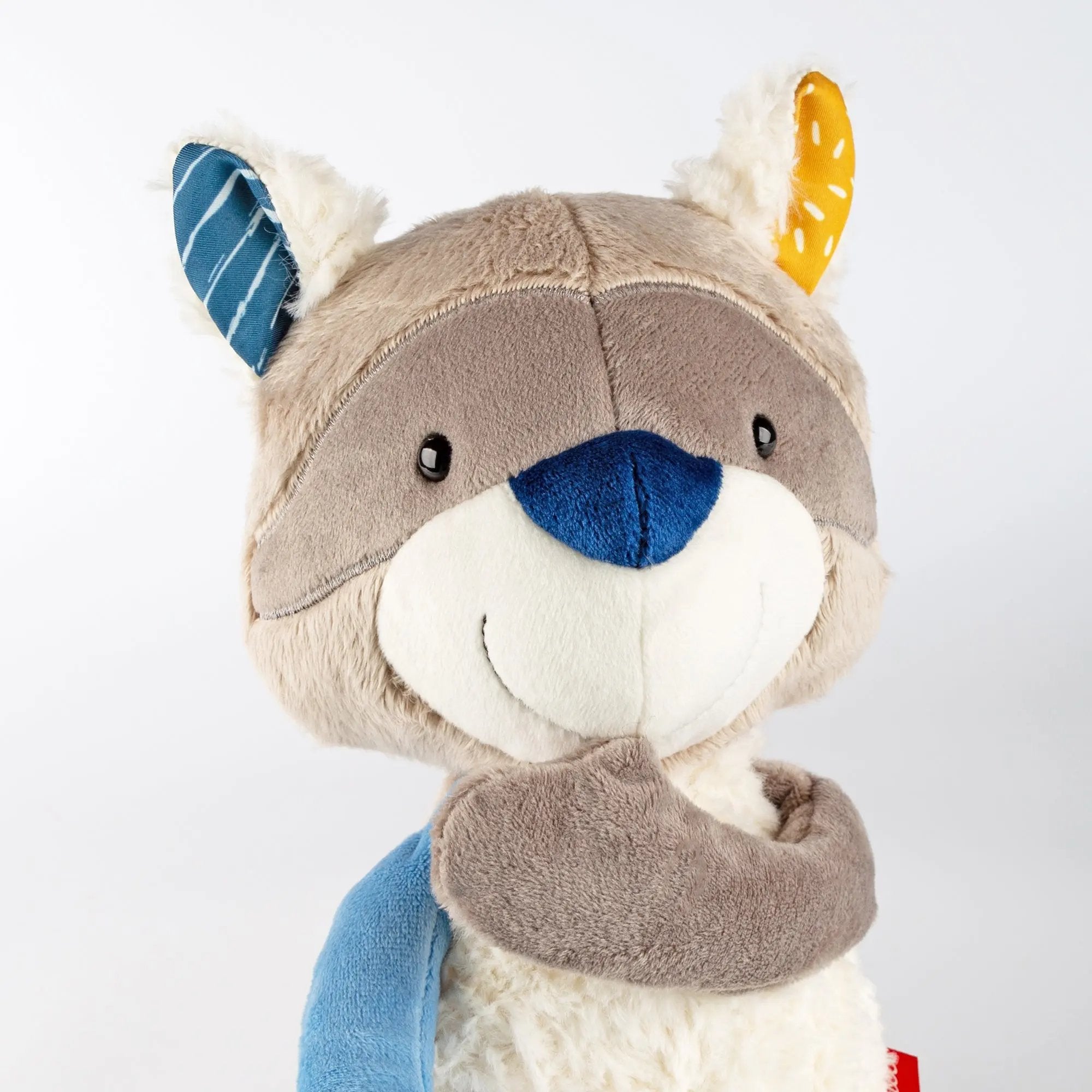 Patchwork Raccoon Plush Toy - sigikid