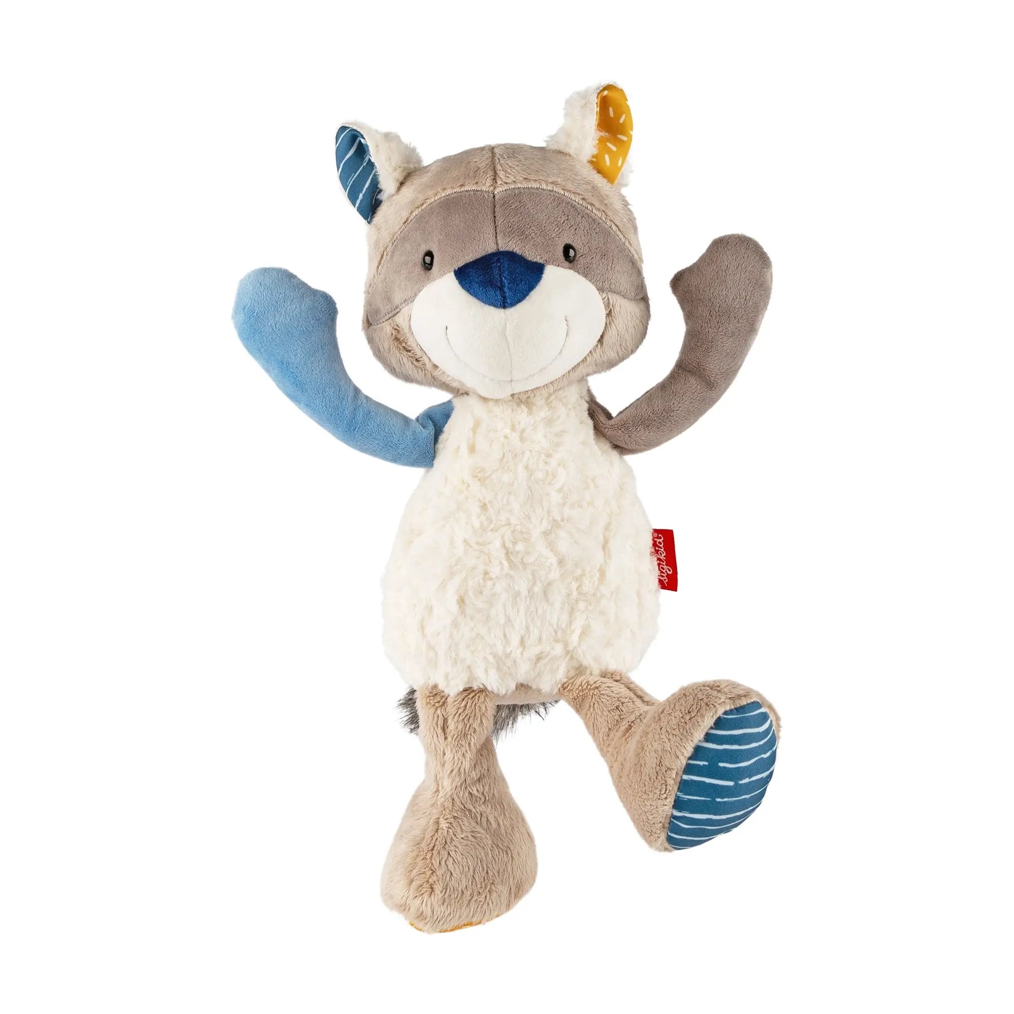 Patchwork Raccoon Plush Toy - sigikid