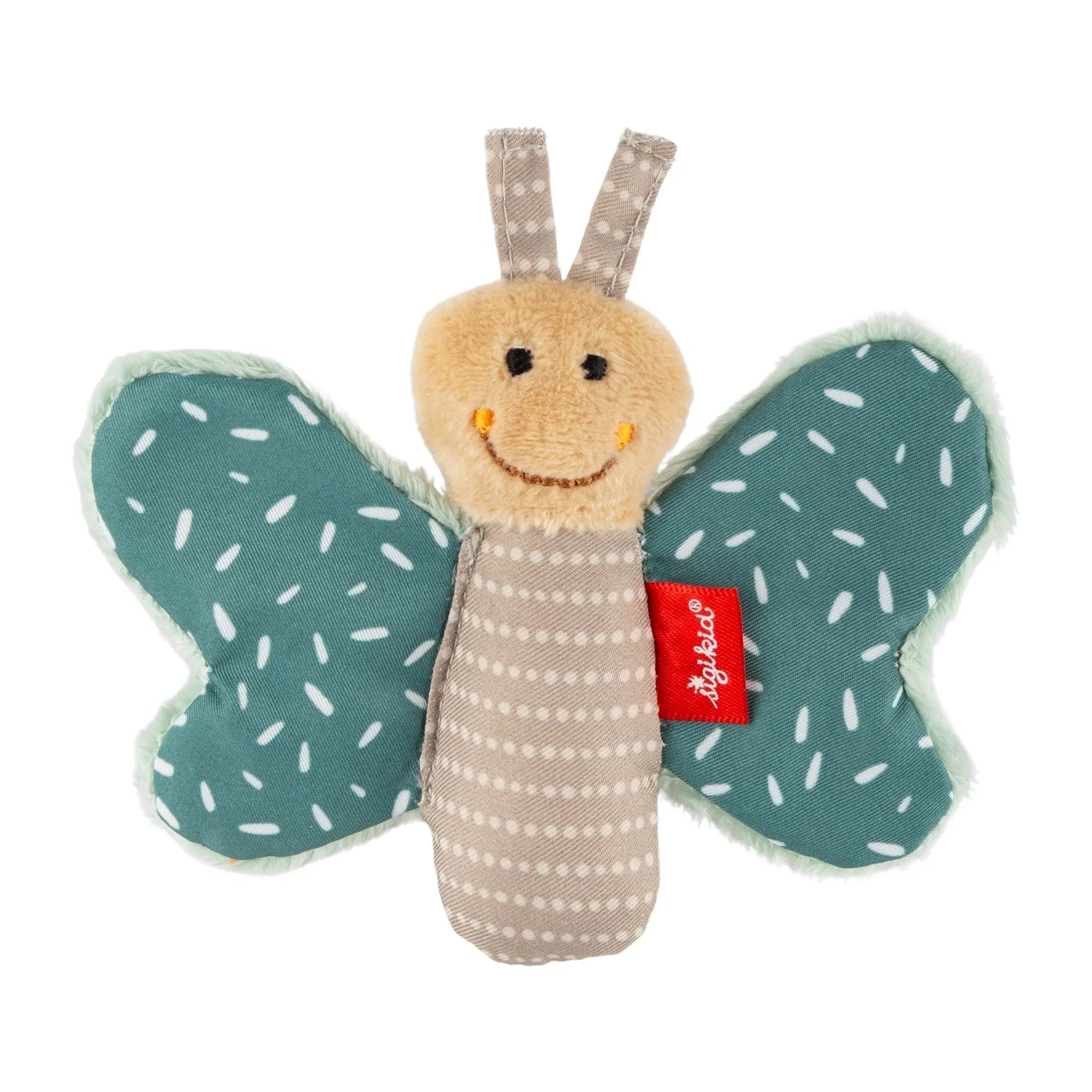 Butterfly Grasp Toy (teal) - sigikid