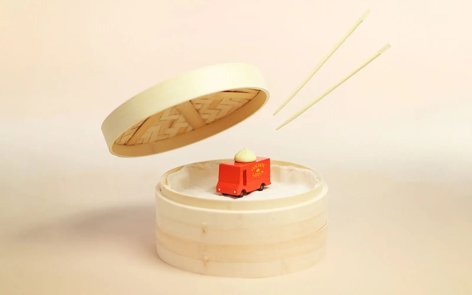 Dumpling Van - Wooden Car - sigikid