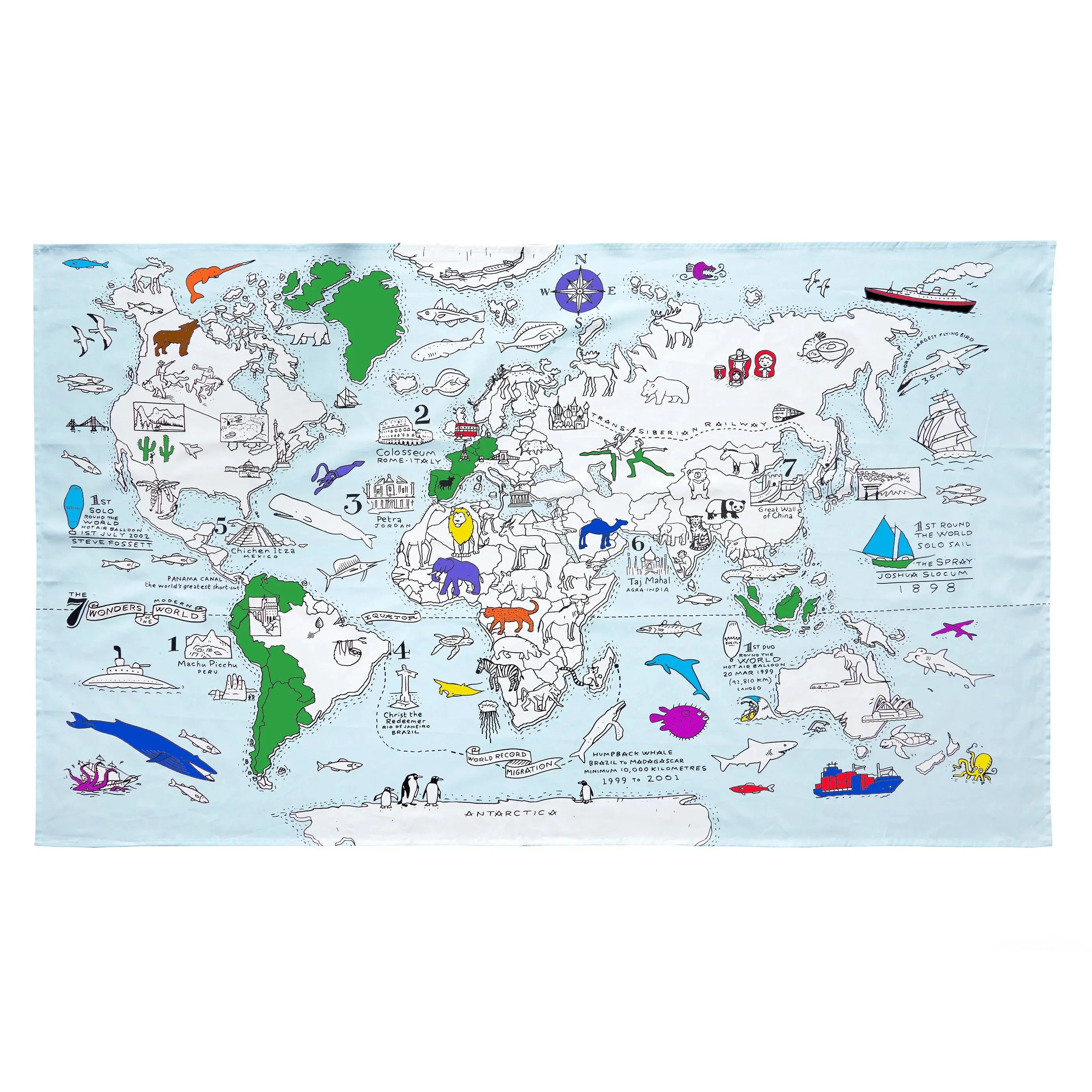 World Map Tablecloth - sigikid