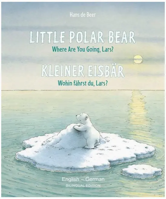 Little Polar Bear - Bilingual Paperback Book Hans de Beer - sigikid