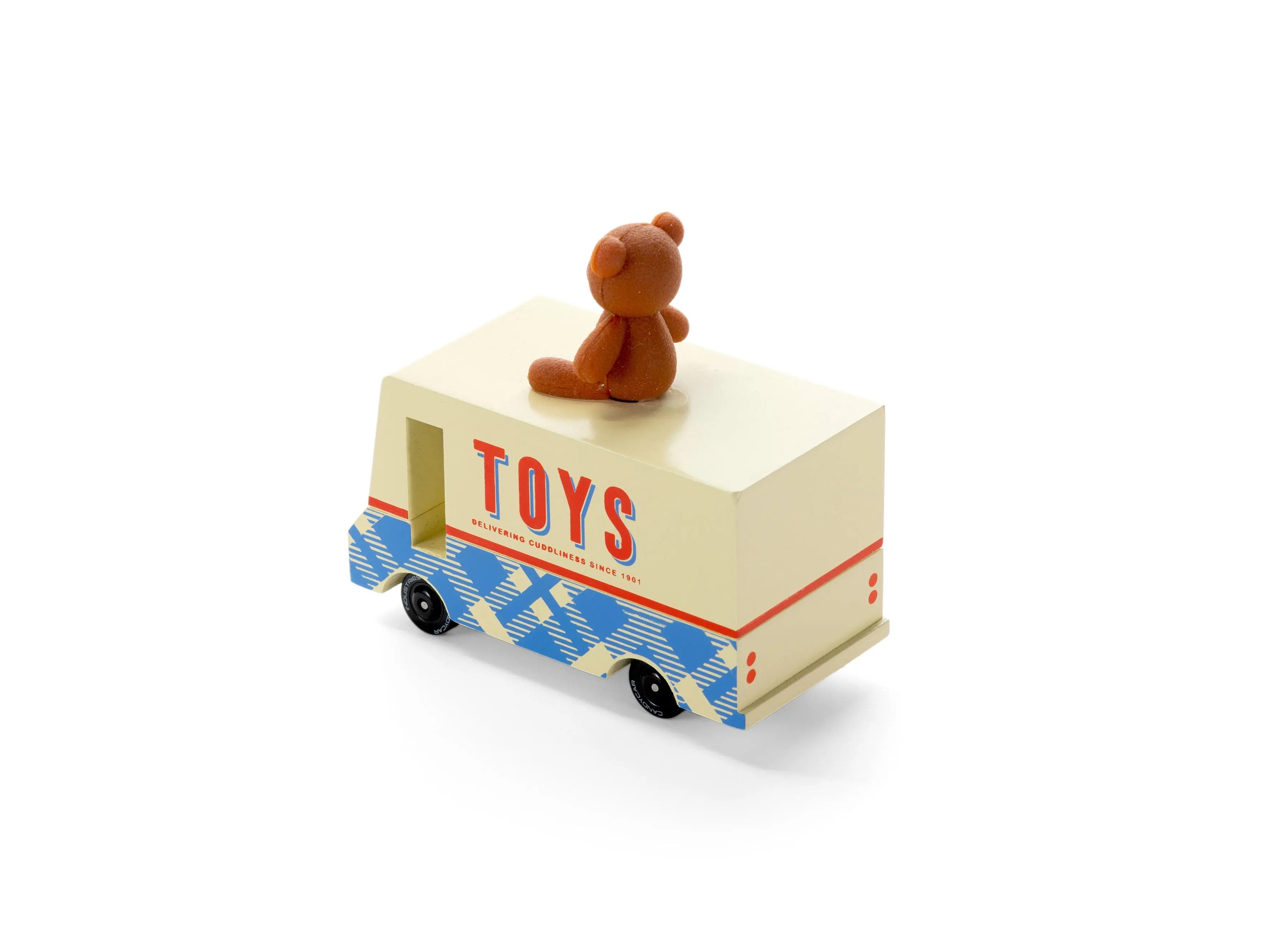 Teddy Bear Van - Wooden Car Candylab