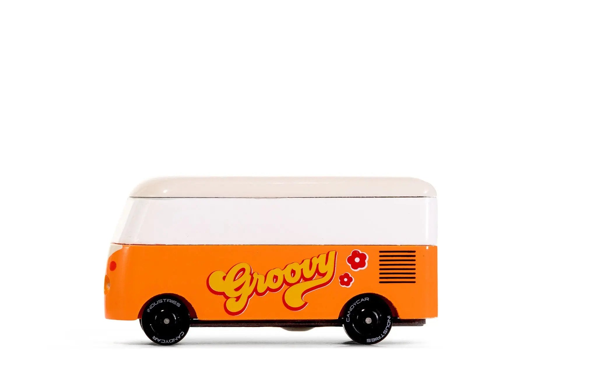 VW T1 Groovy Orange - Wooden Car Candylab