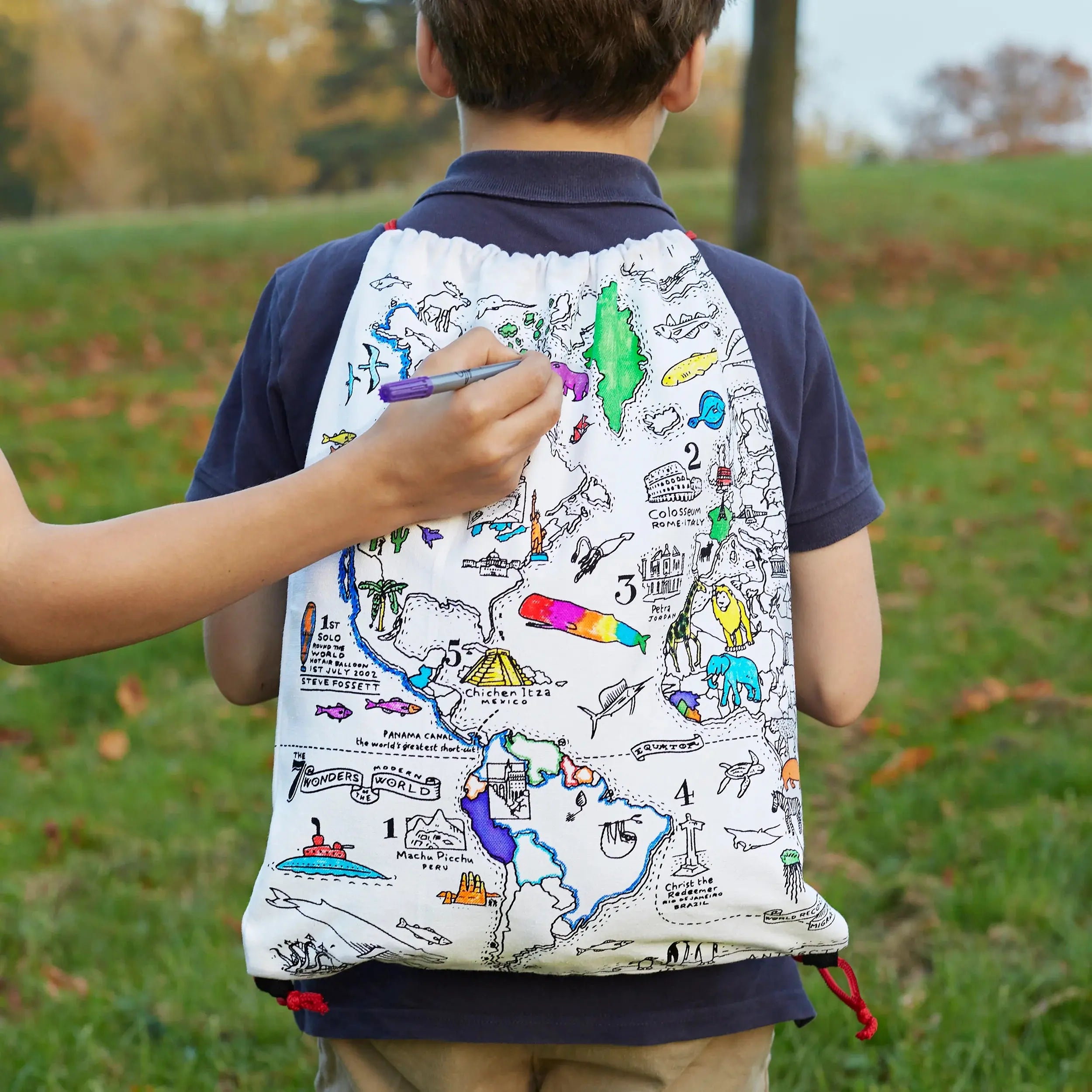 World Map Backpack - sigikid