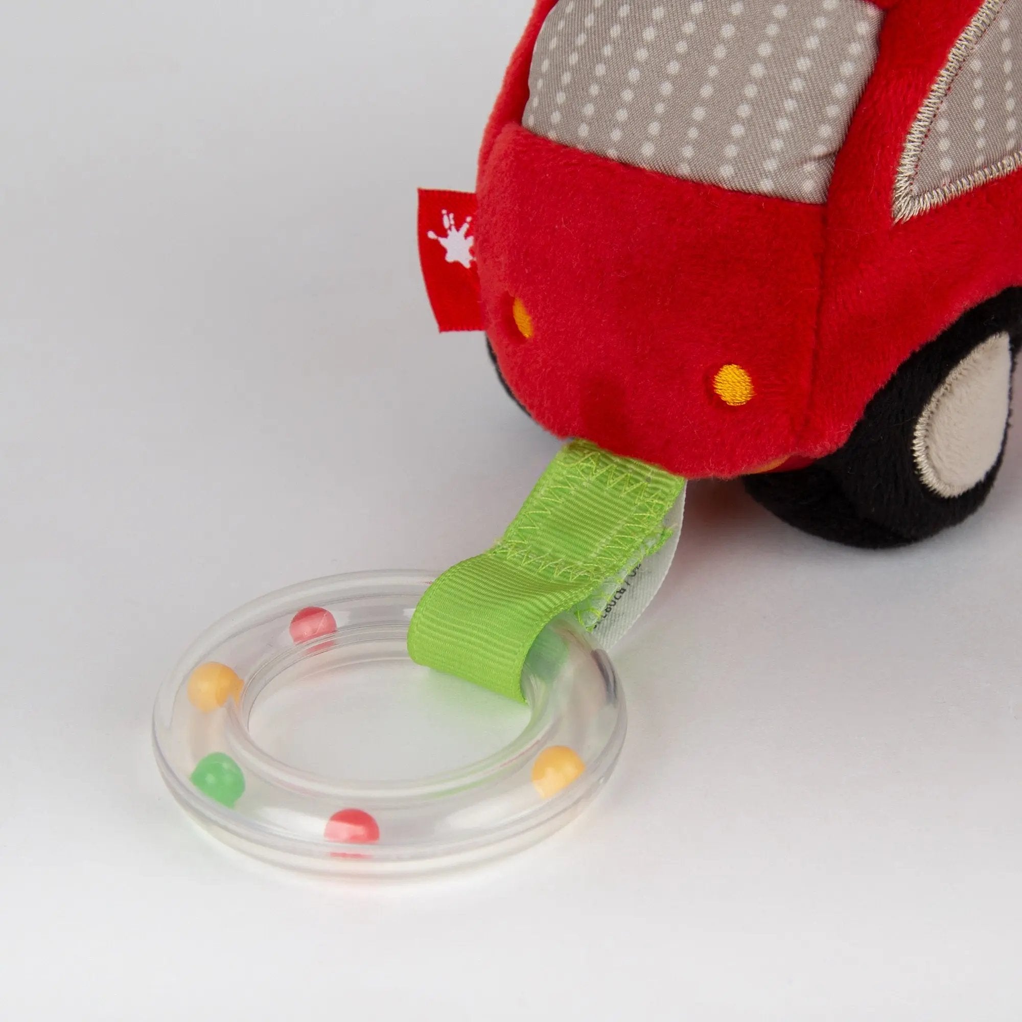 Red Car Activity Grasp Toy - sigikid