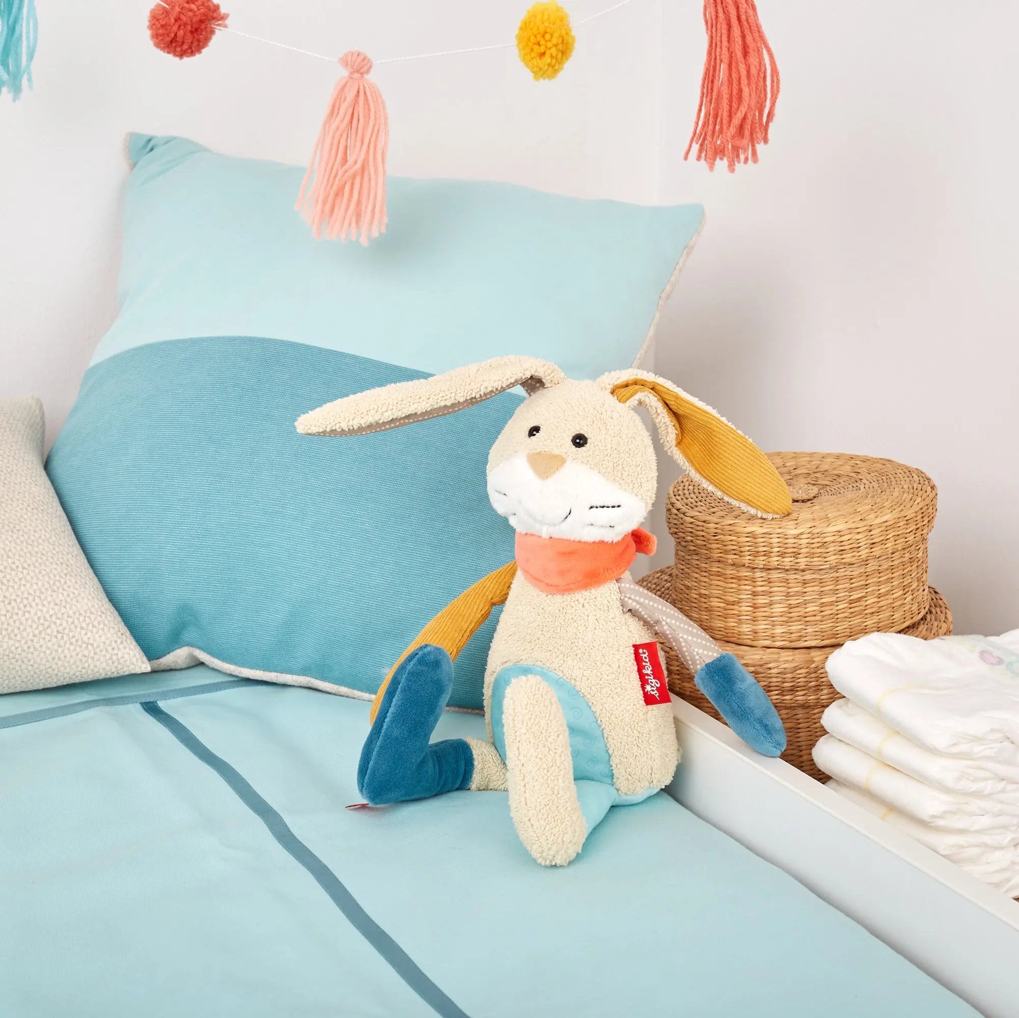 Patchwork Rabbit Plush Toy - sigikid