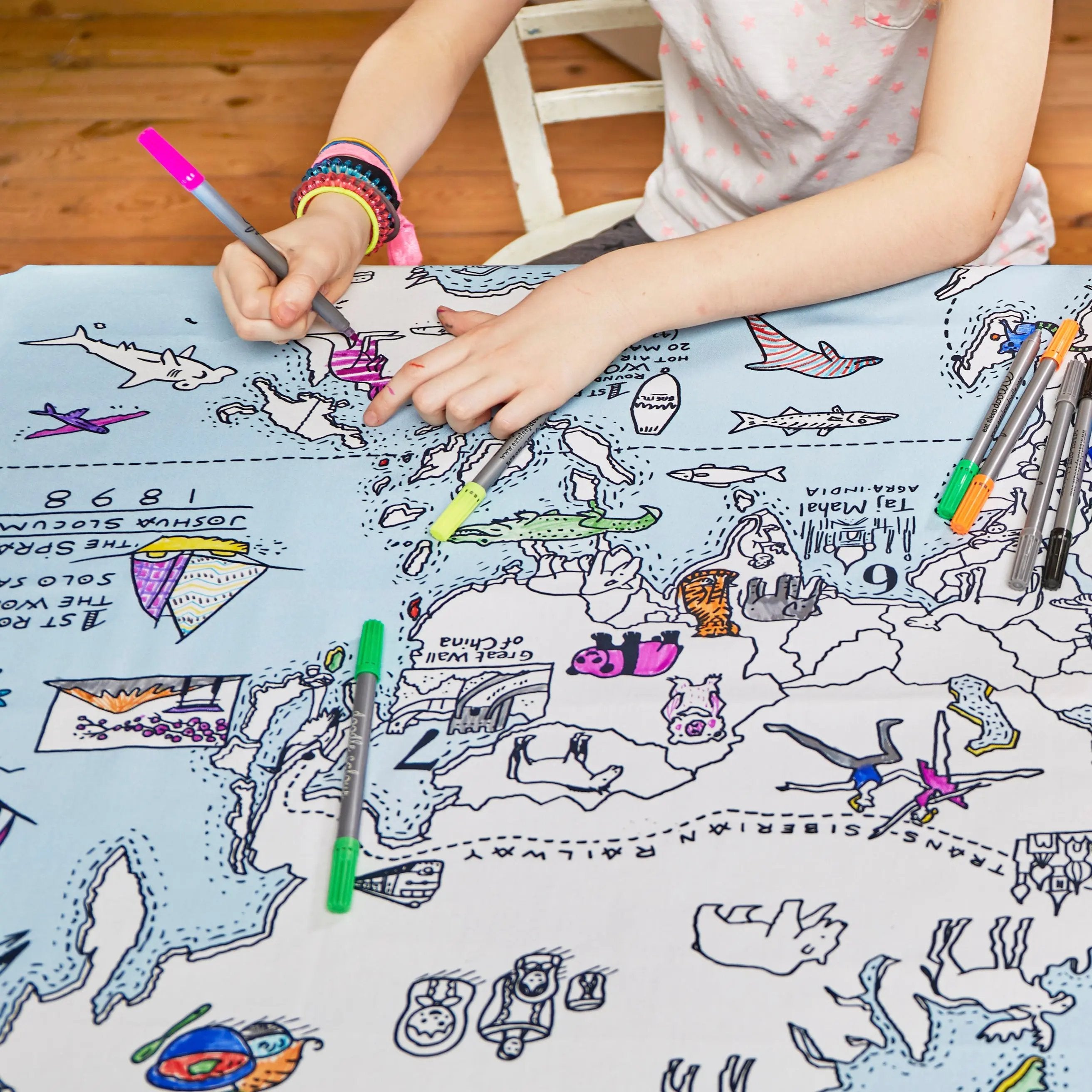 World Map Tablecloth - sigikid