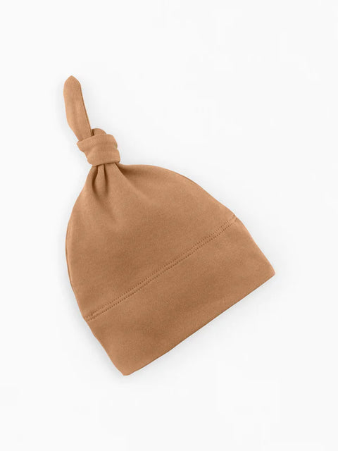 Organic Baby Classic Knotted Hat- Ginger Color
