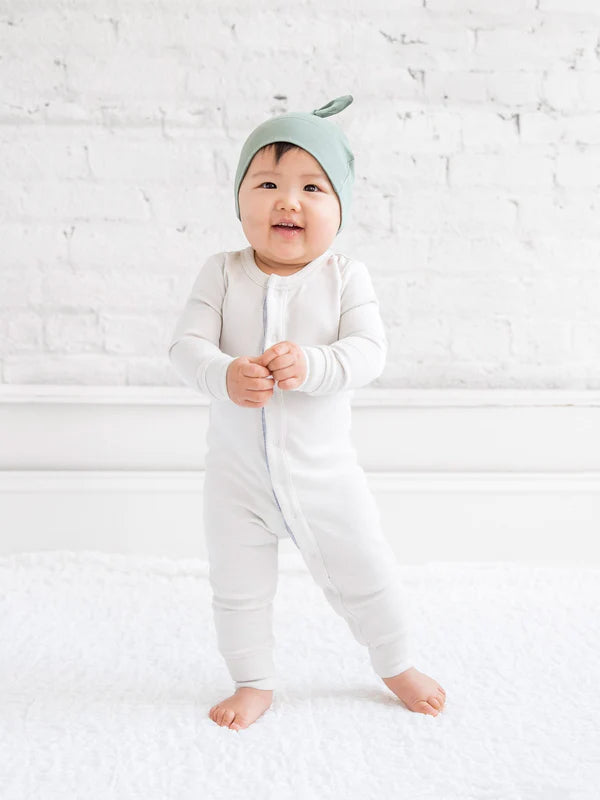 Organic Baby Classic Knotted Hat- Thyme Color