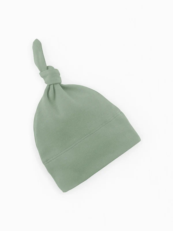 Organic Baby Classic Knotted Hat- Thyme Color