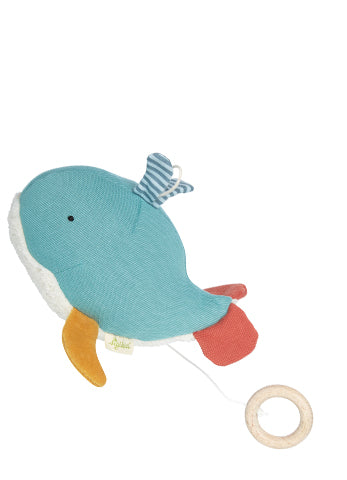 Organic Whale Musical Toy