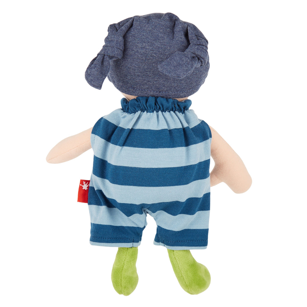 Plush Doll with Blue Outfit