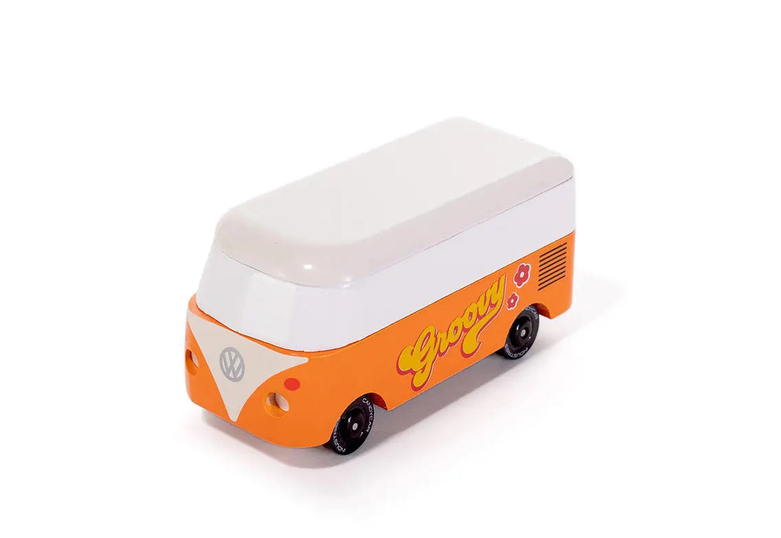 VW T1 Groovy Orange - Wooden Car Candylab