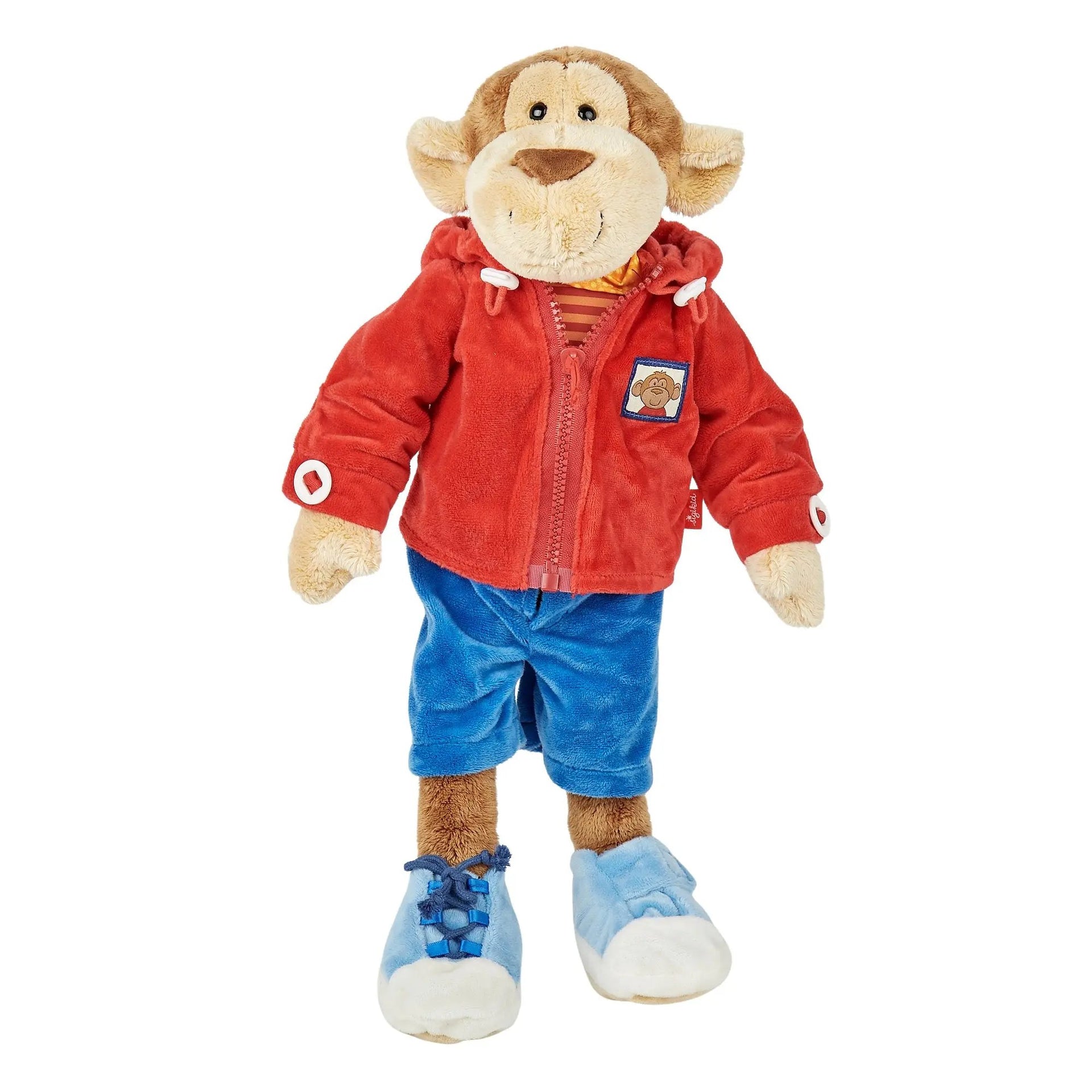 monkey in a dress Teaching Monkey Plush Toy by sigikid