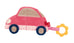 Activity Blankie Pink Car